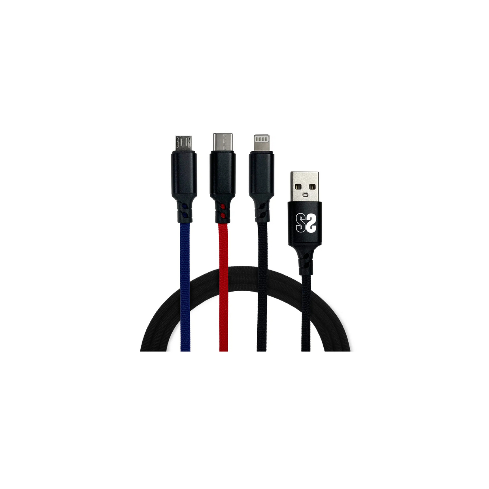 CABLE SUBBLIM PREMIUM 3IN1 MICRO USBTYPE CLIGHTING