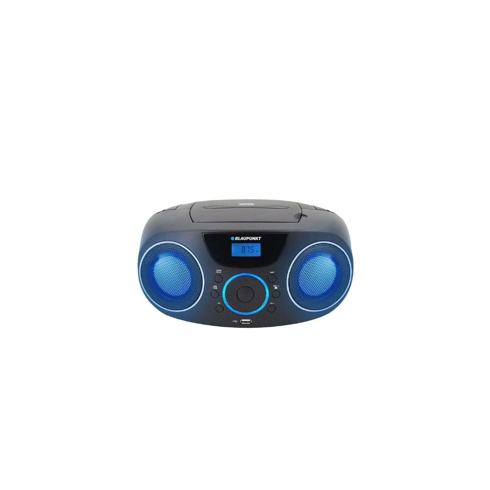 h2Radio Portatil Bluetooth BLAUPUNKT con Lector de Cd h2p ppEscucha tu musica desde el dispositivo que elijas con la radio CD B