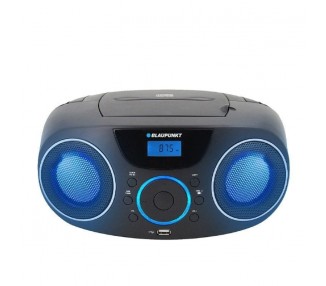 h2Radio Portatil Bluetooth BLAUPUNKT con Lector de Cd h2p ppEscucha tu musica desde el dispositivo que elijas con la radio CD B