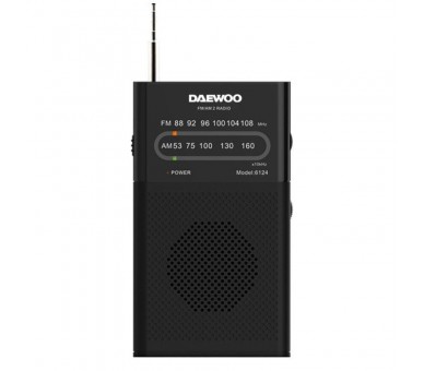 h2Radio portatil DW1027 Daewoo con altavoz h2divLa Radio Portatil DW1027 es un dispositivo versatil que combina funcionalidad y