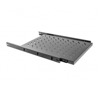 BANDEJA LANBERG DESLIZANTE 1U 465X750MM HASTA 60KG RACK 19 NEGRO