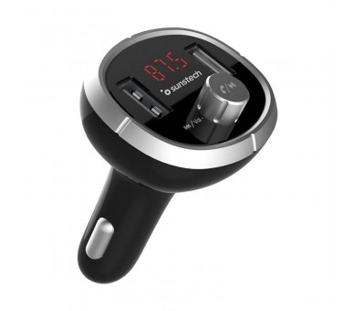 pTransmisor FM MP3 Bluetooth con conexion al mechero del automovil y regulable para que puedas escuchar tu musica MP3 a traves 