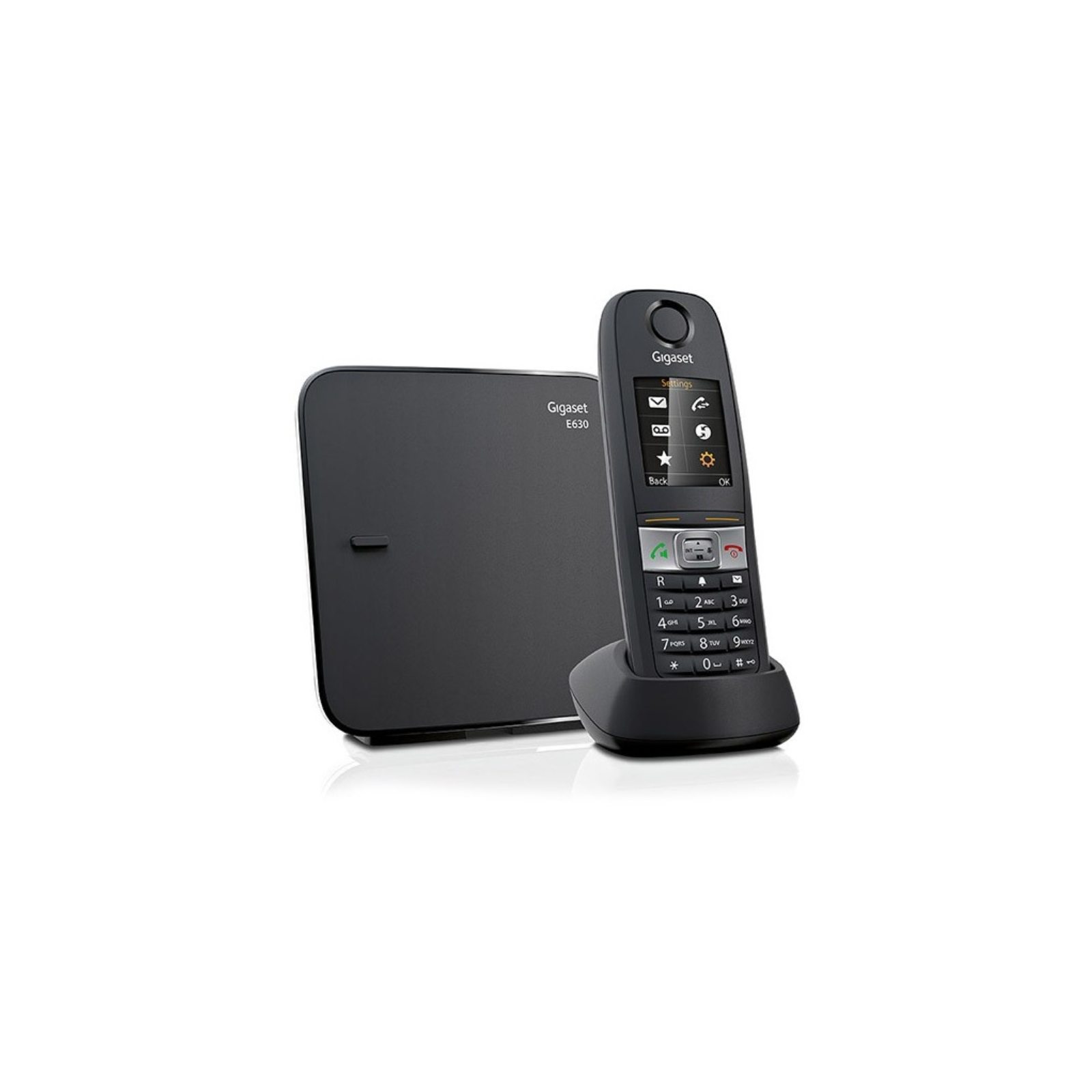 TELEFONO FIJO GIGASET E630 INALAMBRICO NEGRO