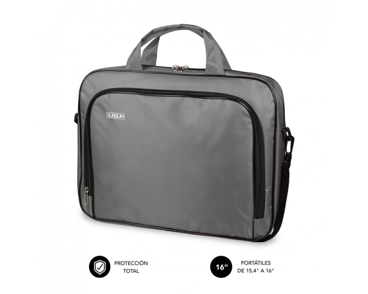 MALETIN SUBBLIM OXFORD LAPTOP BAG 154 16 GREY