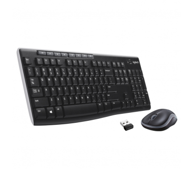 COMBO TECLADO RATON LOGITECH MK270 RF INALAMBRICO NEGRO