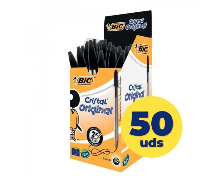 STRONGEspecificaciones tecnicasbr STRONGULLIBoligrafos con cuerpo transparente hexagonal de tinta negra LILICaja de 50 unidades