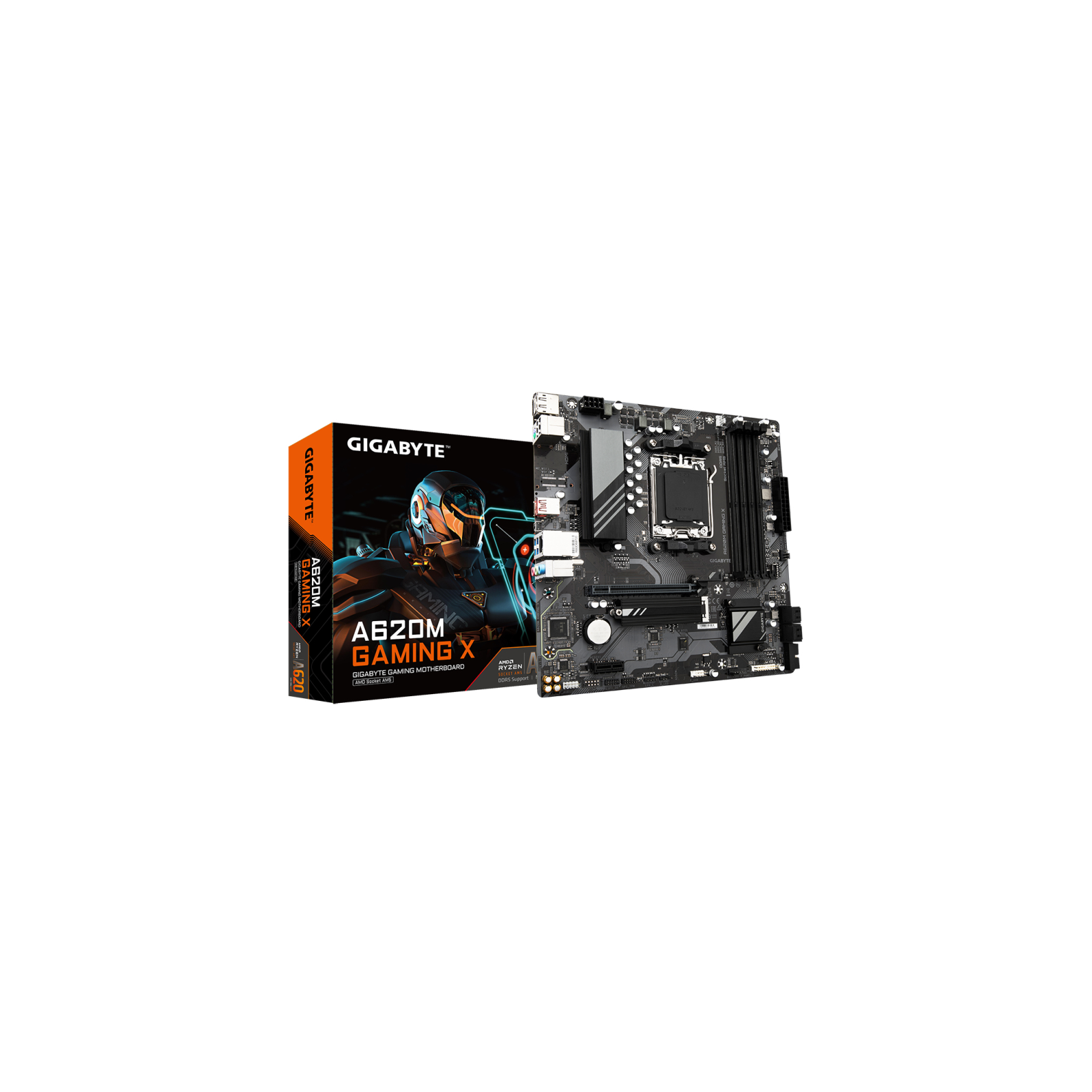 PLACA BASE GIGABYTE A620M GAMING X AM5 MATX 4XDDR5