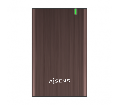 AISENS CAJA EXTERNA 25 ASE 2525BWN 95MM SATA A USB 30 USB31 GEN1 MARRON