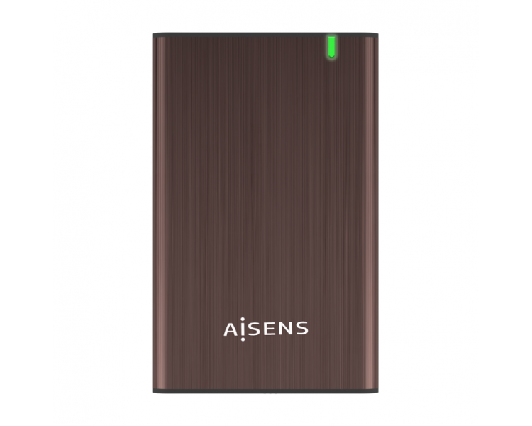 AISENS CAJA EXTERNA 25 ASE 2525BWN 95MM SATA A USB 30 USB31 GEN1 MARRON