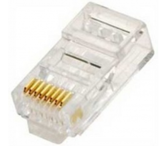 CABEZAL RJ45 CAT 5 MACHO 3GO 100 UNIDADES