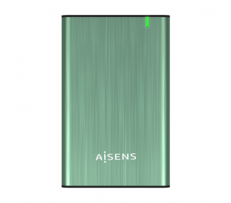 AISENS CAJA EXTERNA 25 ASE 2525SGN 95MM SATA A USB 30 USB31 GEN1 VERDE