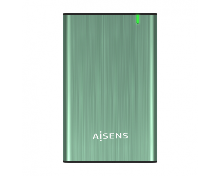 AISENS CAJA EXTERNA 25 ASE 2525SGN 95MM SATA A USB 30 USB31 GEN1 VERDE