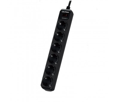 divbCyberPower  bbB0620SC0 DE  bes ideal para proteccion contra sobretensiones en el hogar y oficina El supresor de picos esta 