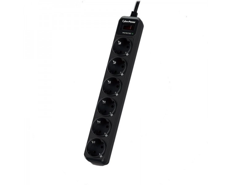 divbCyberPower  bbB0620SC0 DE  bes ideal para proteccion contra sobretensiones en el hogar y oficina El supresor de picos esta 