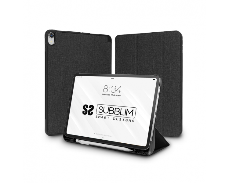 FUNDA TABLET SUBBLIM SHOCK CASE IPAD 109 10A GEN BLACK