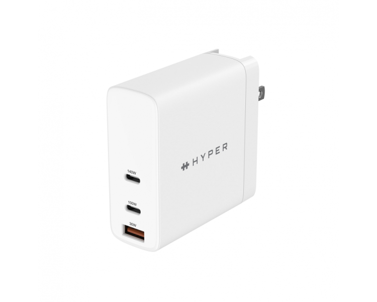 CARGADOR ADAPTADOR HYPER HYPERJUICE 140 W GAN CHARGER GLOBAL MULTI PORT