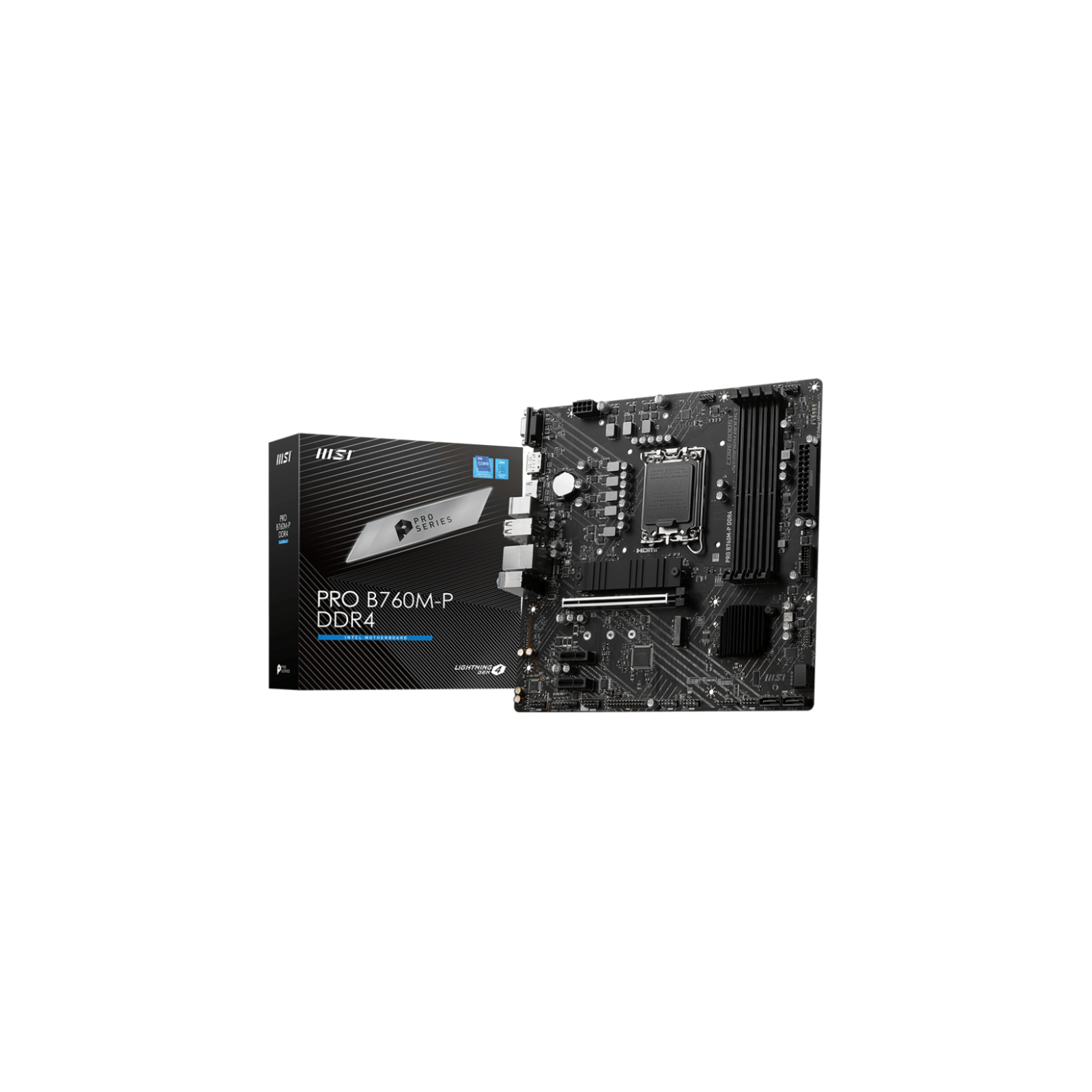 PLACA BASE MSI B760M P 1700 MATX 4XDDR4