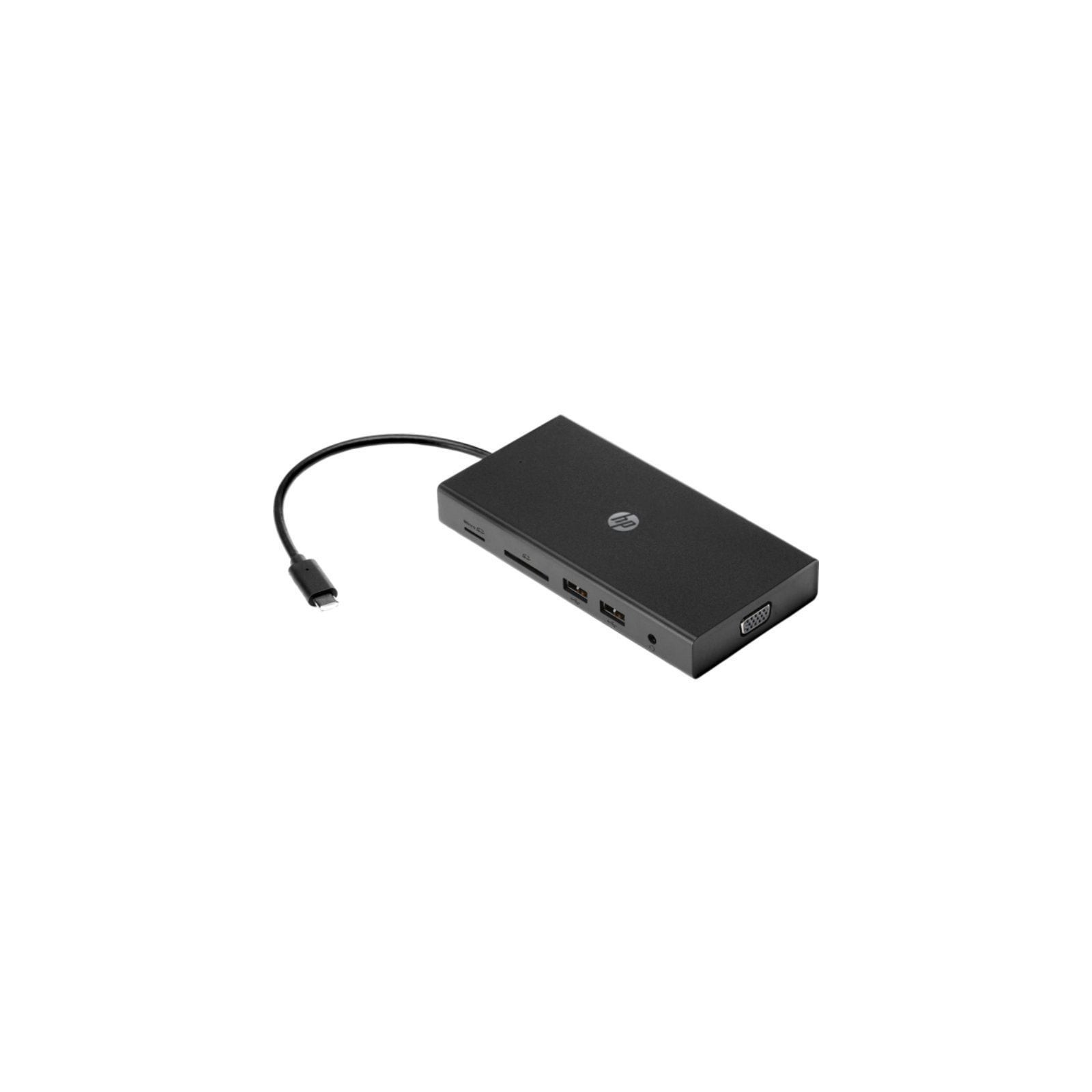 h2Concentrador multipuerto USB C HP de viaje h2pViaja ligero de equipaje con el concentrador USB C que solo pesa 171 g Ahora pu