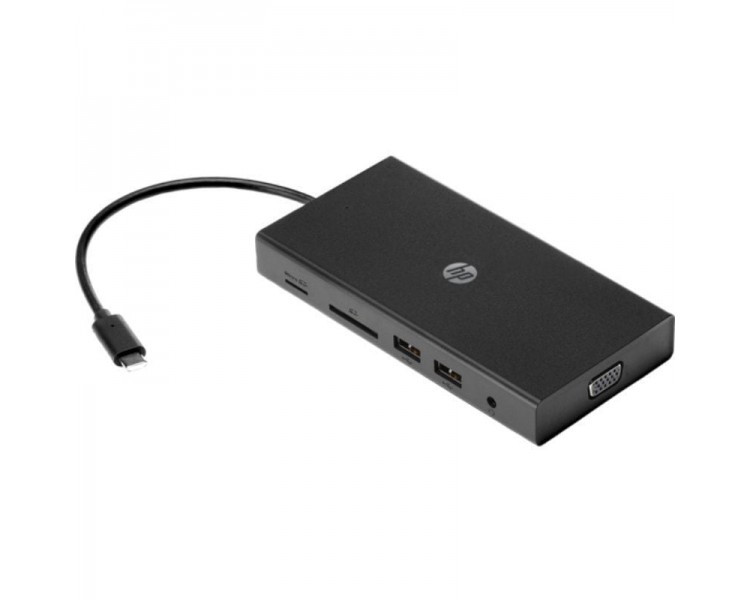 h2Concentrador multipuerto USB C HP de viaje h2pViaja ligero de equipaje con el concentrador USB C que solo pesa 171 g Ahora pu