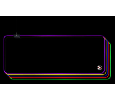 ALFOMBRILLA GAMING GEMBIRD CON EFECTO DE LUZ LED TAMANO L