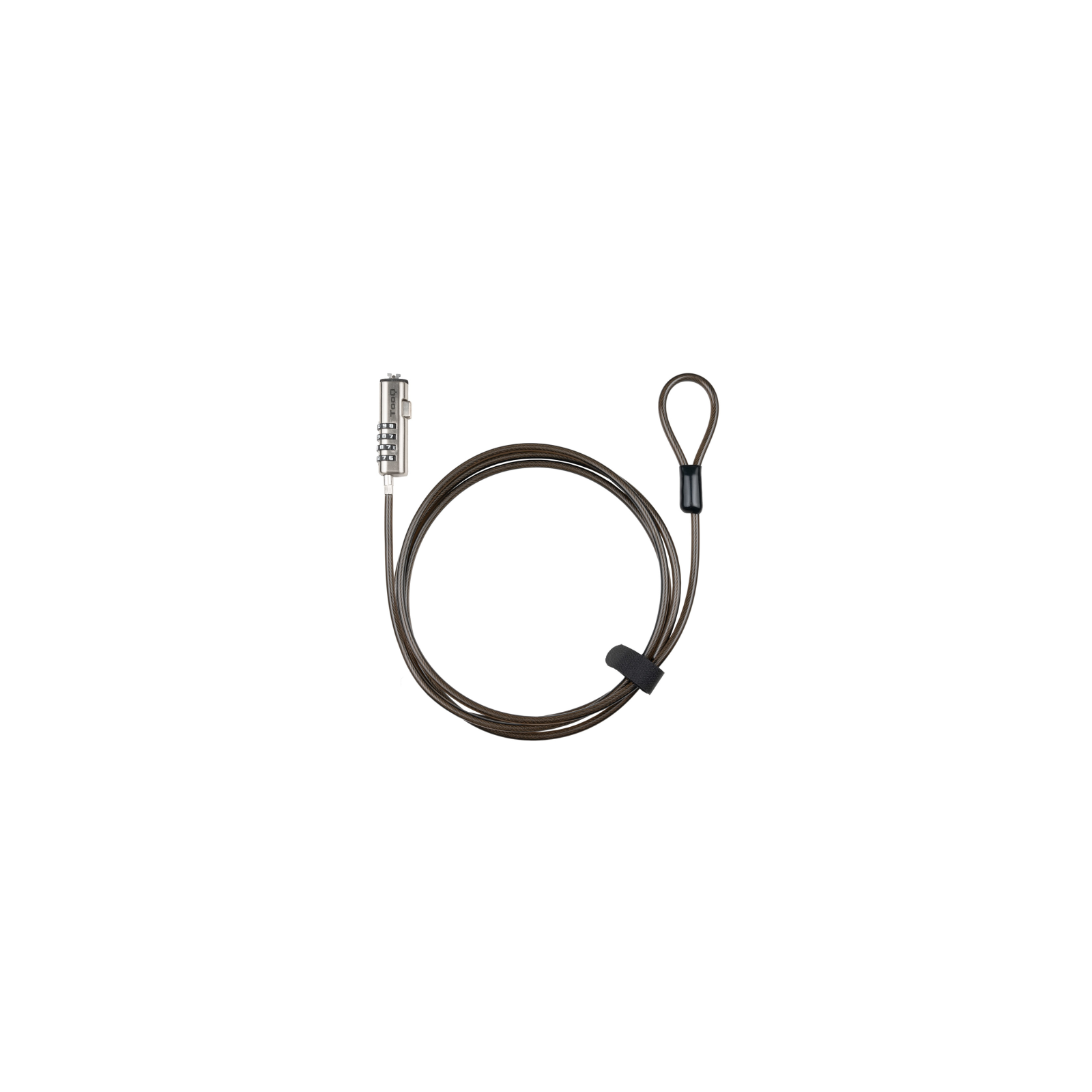 CABLE SEGURIDAD TOOQ NANO 25X6MM COMBINACION PORTATIL