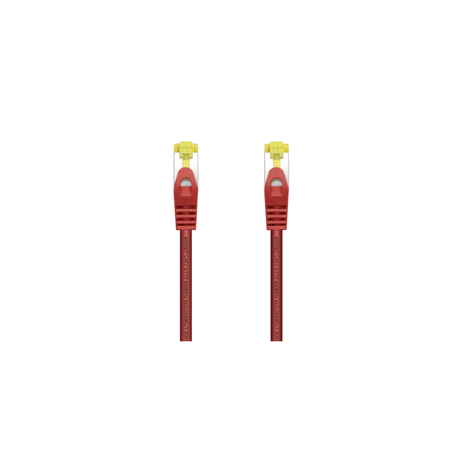 CABLE RED AISENS LATIGUILLO RJ45 LSZH CAT7 SFTP PIMF 25CM ROJO