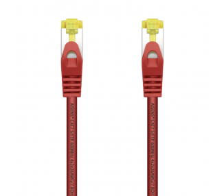 CABLE RED AISENS LATIGUILLO RJ45 LSZH CAT7 SFTP PIMF 25CM ROJO