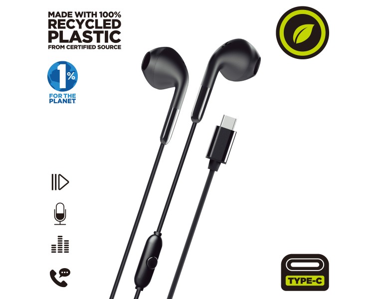 Auriculares muvit e58 usb tipo c