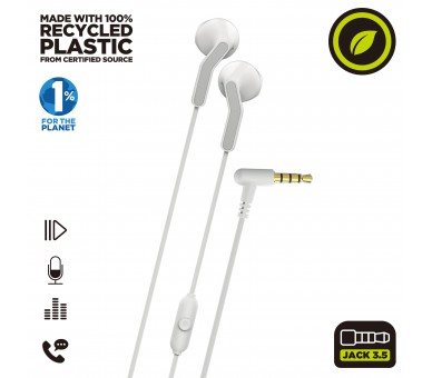 Auriculares muvit e56 blanco