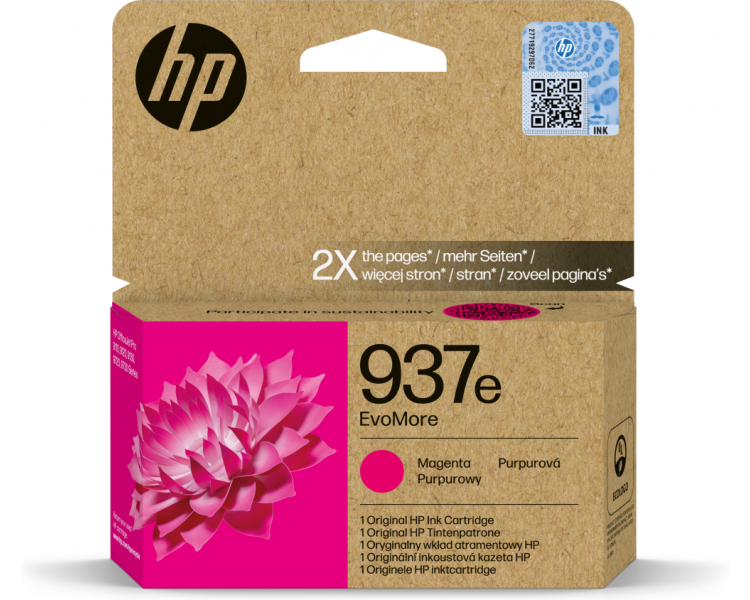 CARTUCHO DE TINTA HP 937E MAGENTA OFFICEJET PRO 9110B 9120