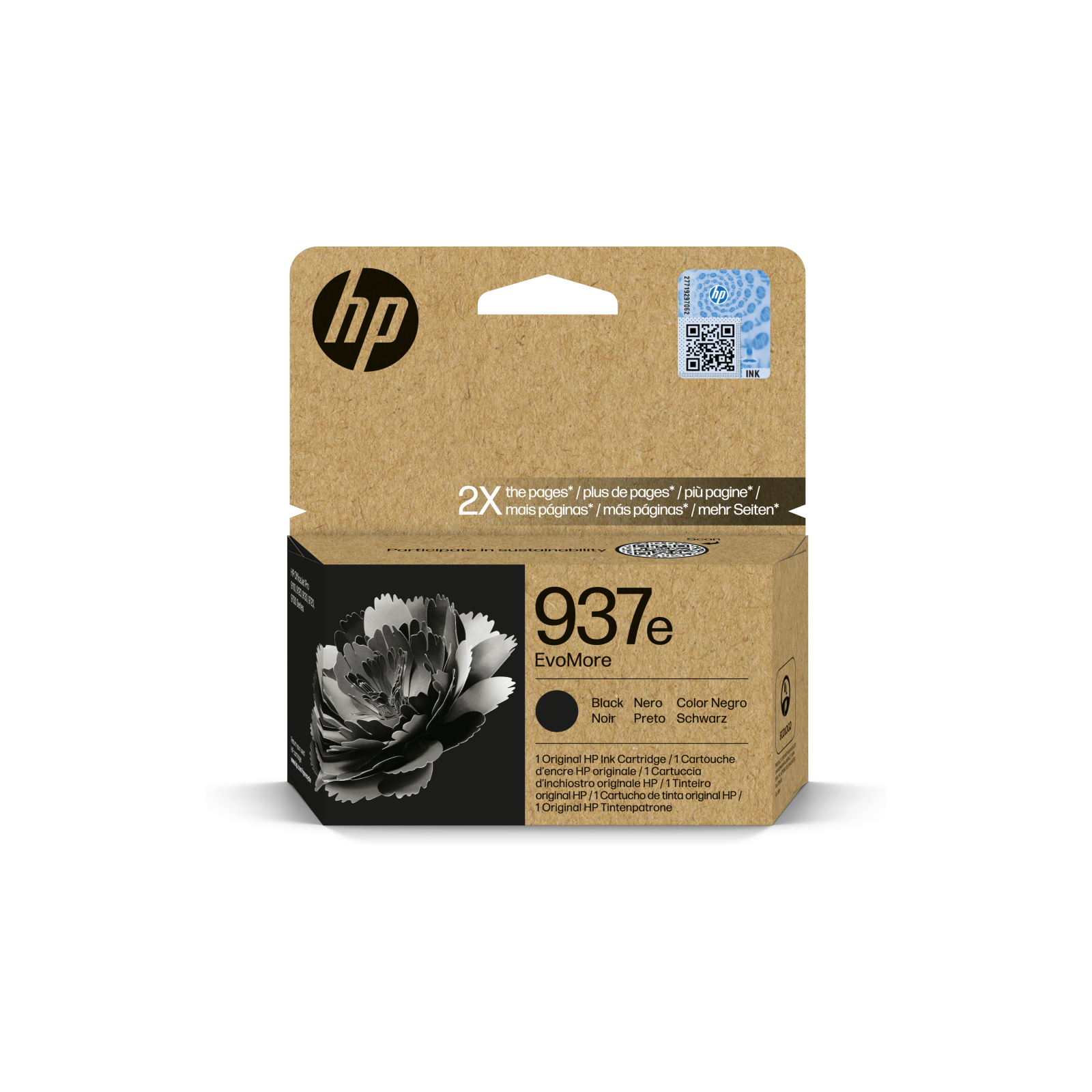 CARTUCHO DE TINTA HP 937E NEGRO OFFICEJET PRO 9110B 9120