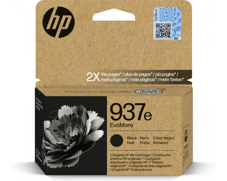 CARTUCHO DE TINTA HP 937E NEGRO OFFICEJET PRO 9110B 9120