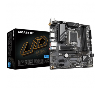 PLACA BASE GIGABYTE B760M DS3H AX G12 1700 MATX 4XDDR5