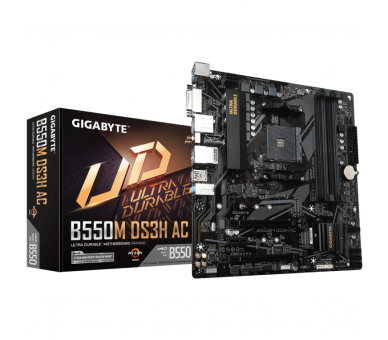 PLACA BASE GIGABYTE B550M DS3H AC AM4 MATX 4XDDR4