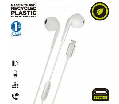 Auriculares muvit e58 usb tipo c