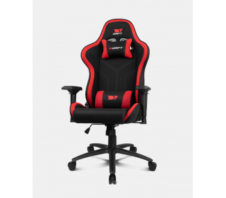 SILLA GAMING DRIFT DR110BR TEJIDO NEGRO ROJO