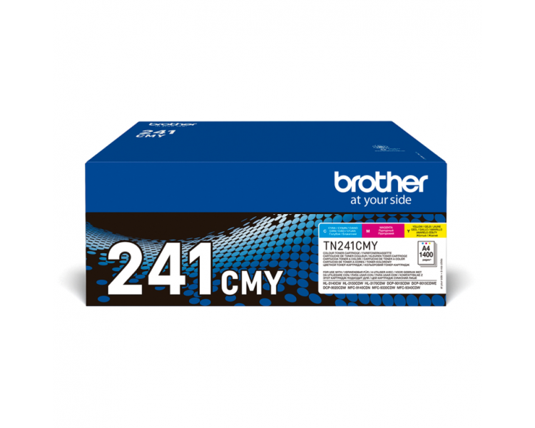 TONER ORIGINAL BROTHER TN241CMY MULTIPACK CIAN MAGENTA AM