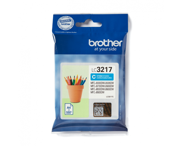 Cartucho de Tinta Original Brother LC 3217C Cian