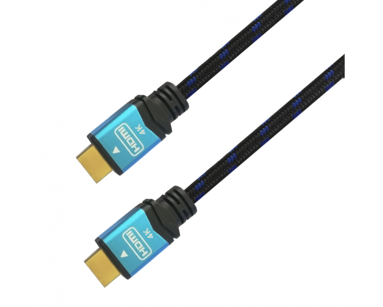 CABLE HDMI AISENS V20 PREMIUM 4K60HZ 18GBPS A M A M 10M NEGRO AZUL