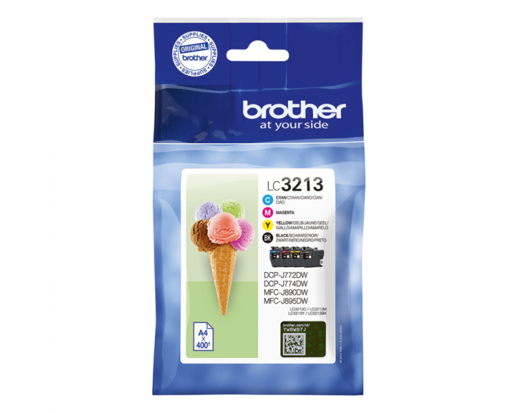 Cartucho de Tinta Original Brother LC 3213VAL Multipack Cia