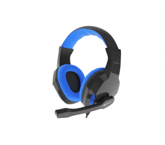 AURICULARES GAMING GENESIS ARGON 100 20 MINI JACK NEGRO AZUL