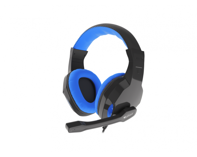 AURICULARES GAMING GENESIS ARGON 100 20 MINI JACK NEGRO AZUL