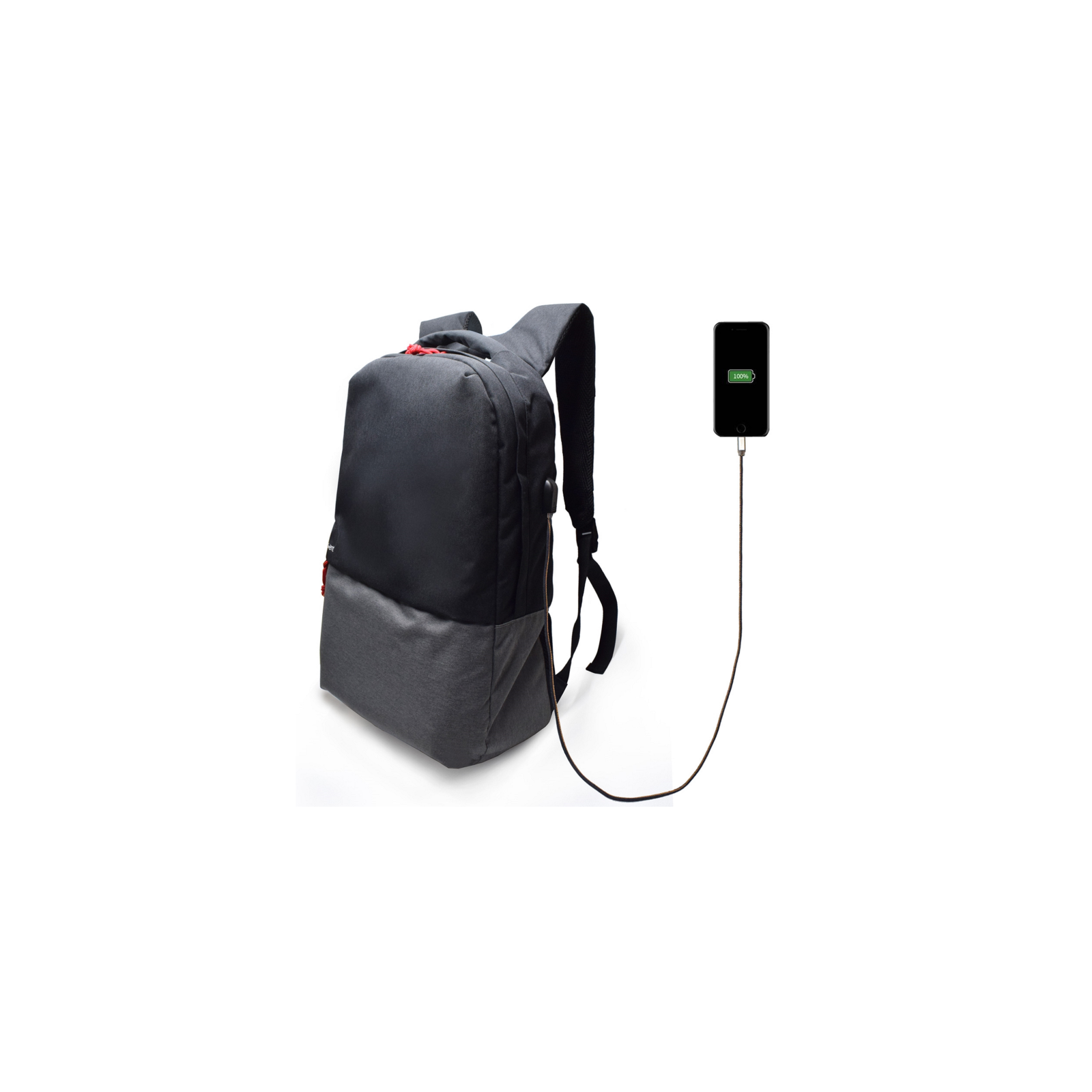 MOCHILA EWENT PARA PORTATIL 173 NEGRA CON PUERTO DE CARGA USB