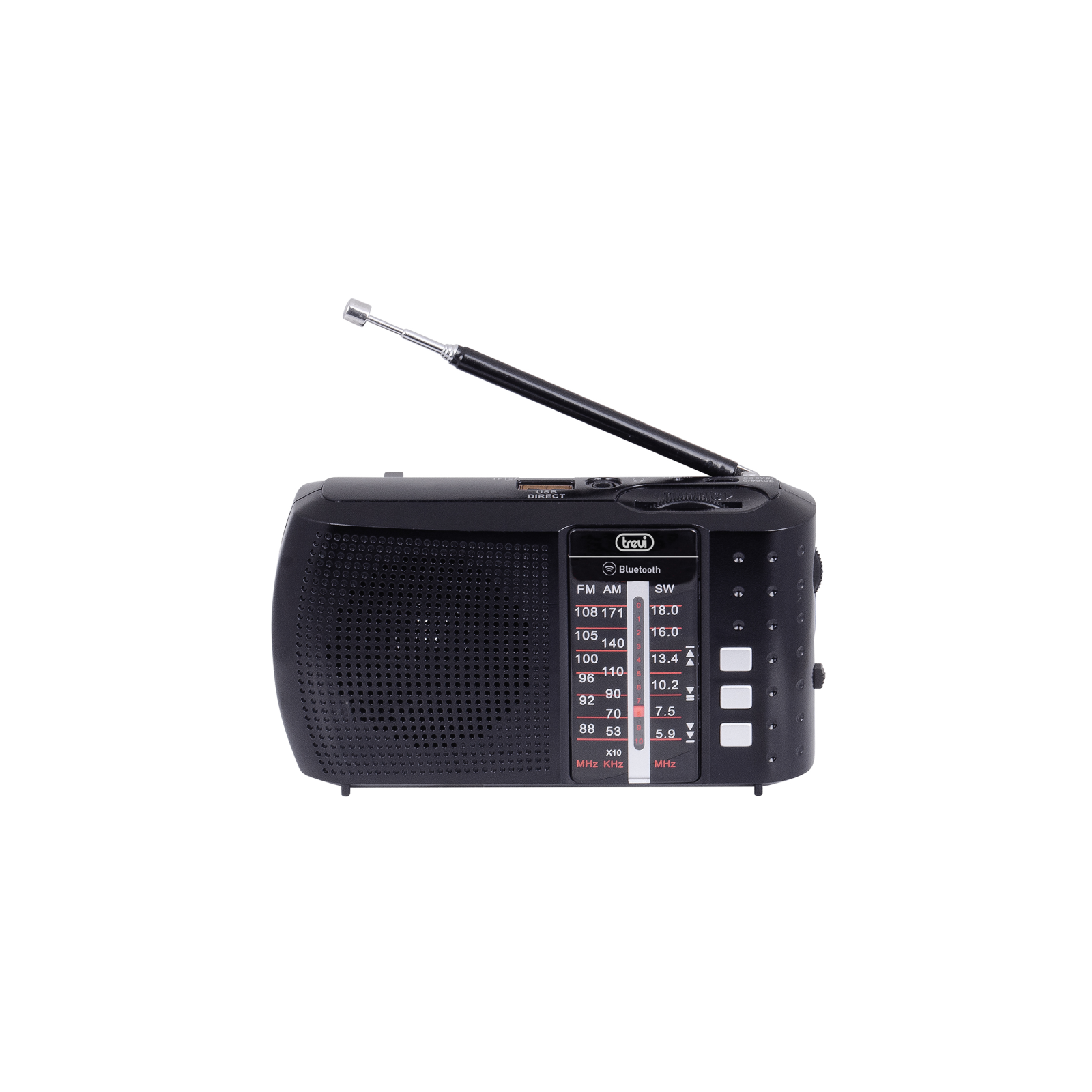 RADIO PORTaTIL MULTIBANDA BLUETOOTH USB MICRO SD TREVI RA 7F20 BT NEGRO