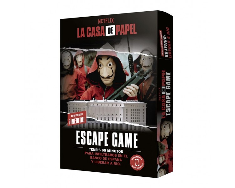 Juego mesa la casa papel escape