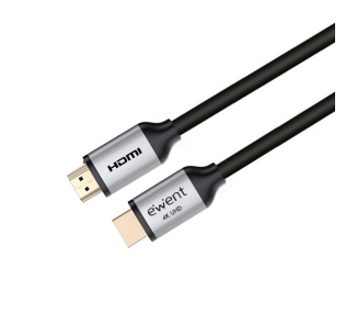 CABLE EWENT HDMI 20 PREMIUM HIGH SPEED CON ETHERNET NEGRO M M 3M 4K 60HZ