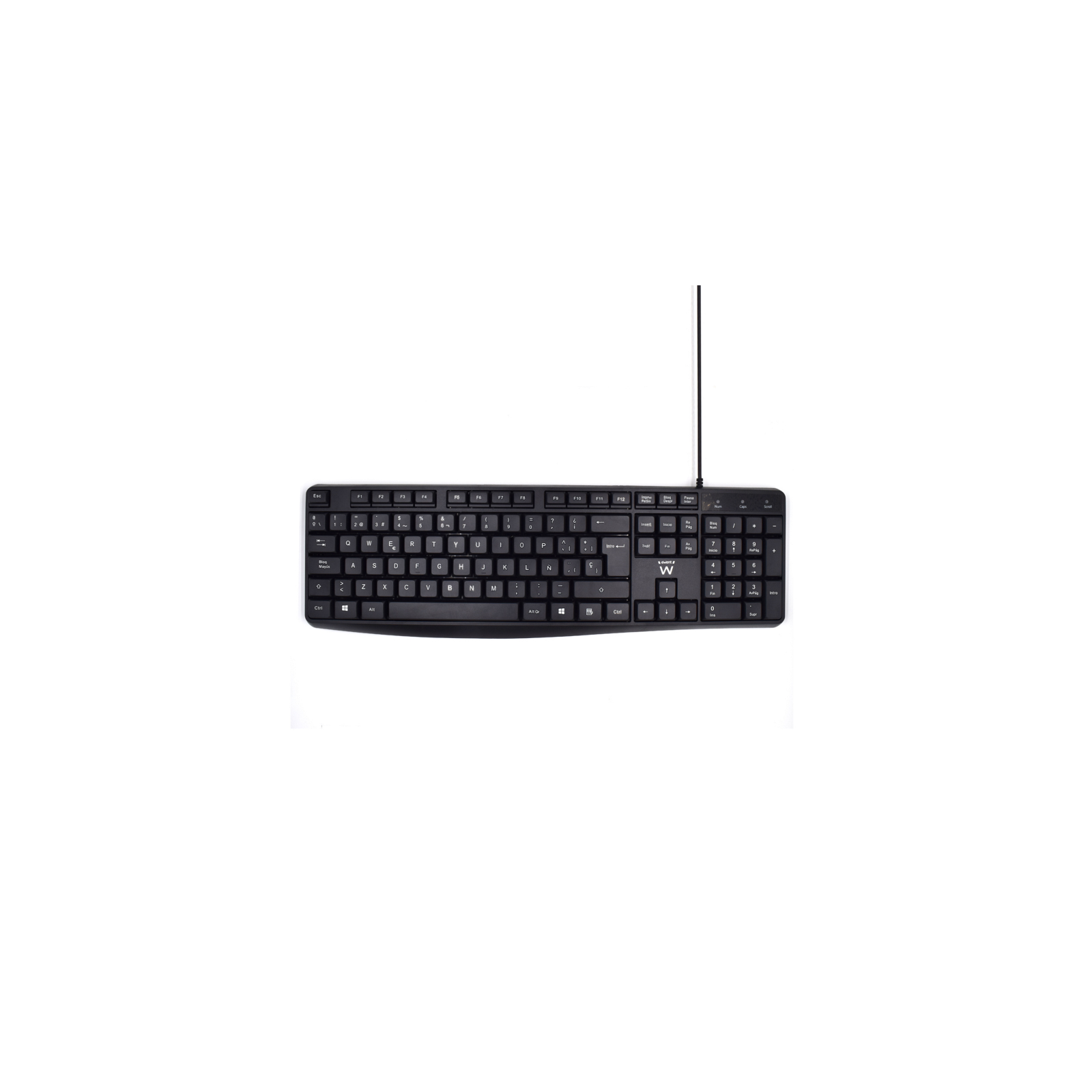 TECLADO EWENT BUSINESS USB CON ESCRITURA SILENCIOSA DISENO ES