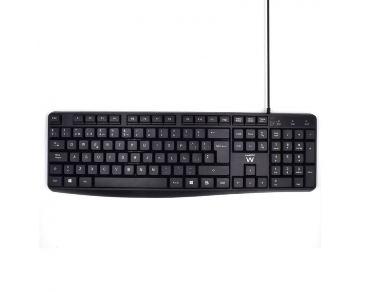 TECLADO EWENT BUSINESS USB CON ESCRITURA SILENCIOSA DISENO ES