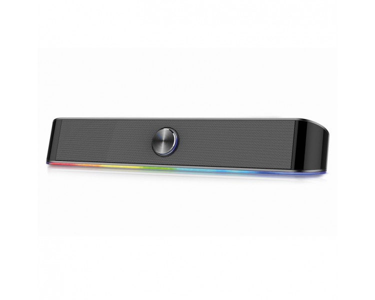 BARRA DE SONIDO EWENT RGB GAMING 6W RMS CONTROL DE VOLUMEN USB BLUETOOTH