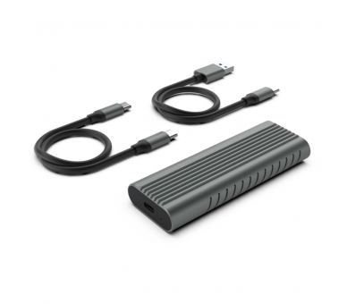 CAJA EWENT USB 32 GEN2 USB C M2 NVME SSD SIN TORNILLOS USB C C Y USB C A